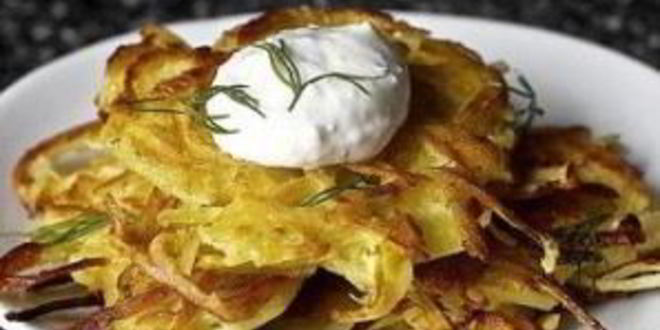 Рецепт оладий из картофеля и пастернака