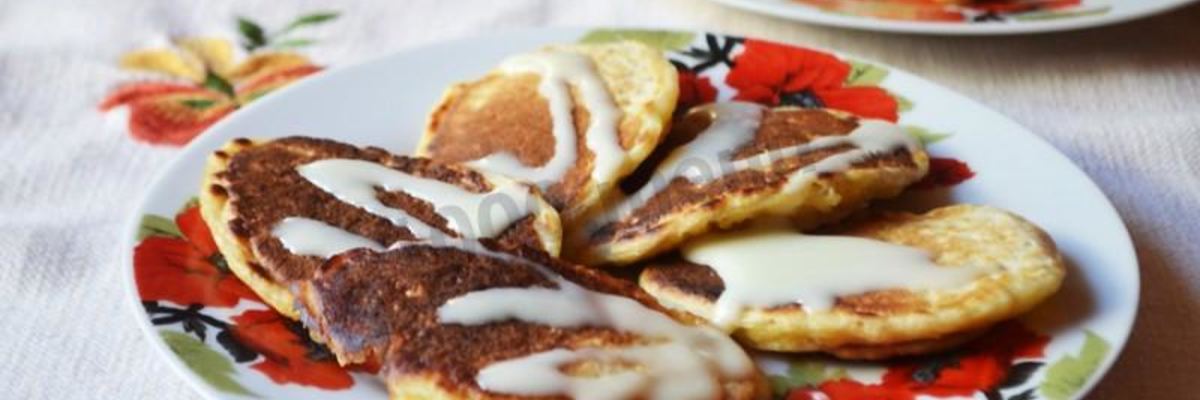 Рецепт Оладий из кукурузной муки на кефире