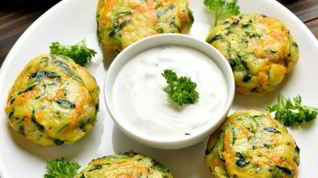 Рецепт Оладий из молодых кабачков