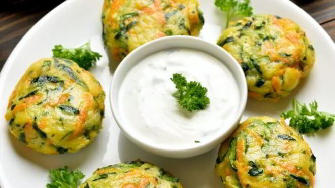 Рецепт оладий из молодых кабачков