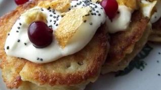 Рецепт Оладий из овсяных хлопьев