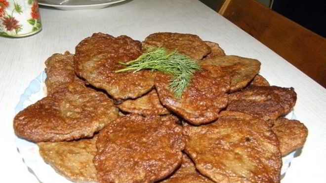 Рецепт оладий из печени индейки