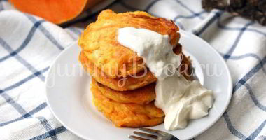 Рецепт Оладий из тыквы