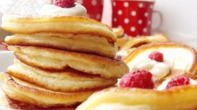 Рецепт оладий на кефире с содой