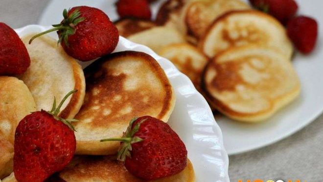 Рецепт Оладий на кислом молоке без яиц