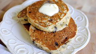 Рецепт Оладий с базиликом и шоколадом