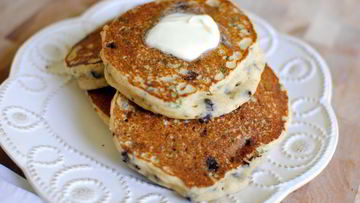 Рецепт Оладий с базиликом и шоколадом