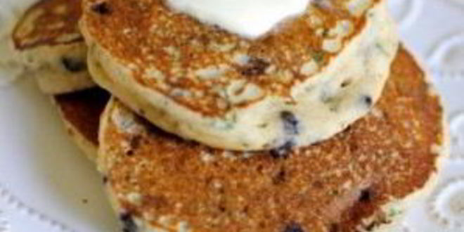 Рецепт оладий с базиликом и шоколадом