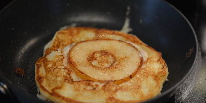 Рецепт оладий с грушей