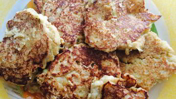 Рецепт оладий с яблоками