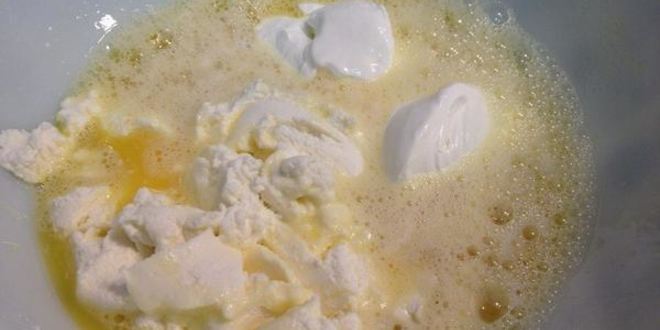 Рецепт оладий яблочно-кабачковые с творогом