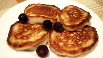 Рецепт Овсяно-яблочных оладьи