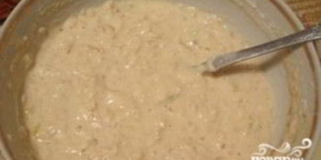 Рецепт овсяно-яблочных оладьи