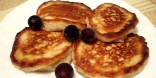 Рецепт овсяно-яблочных оладьи