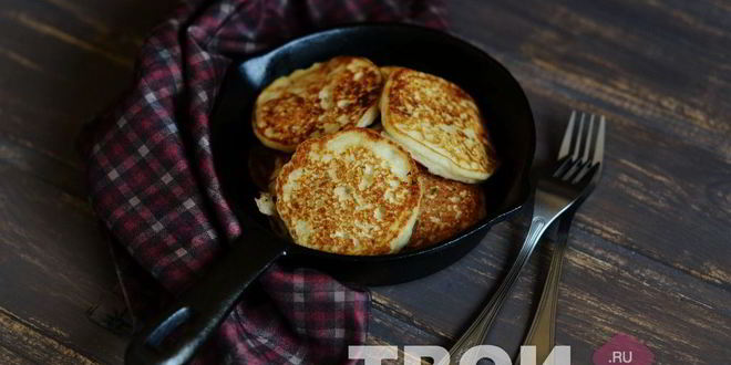 Рецепт постных яблочных оладий