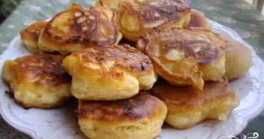 Рецепт Пышных оладий с яблоками