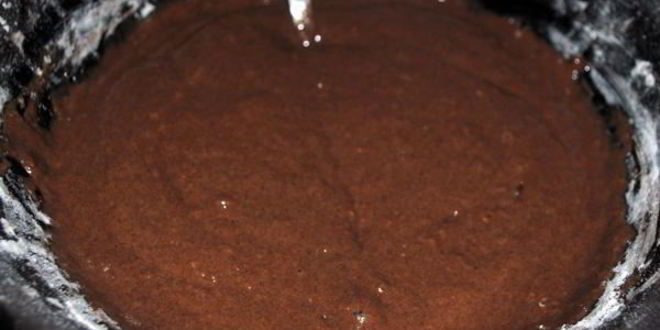 Рецепт шоколадных дрожжевых оладий