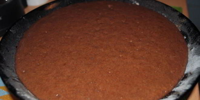 Рецепт шоколадных дрожжевых оладий