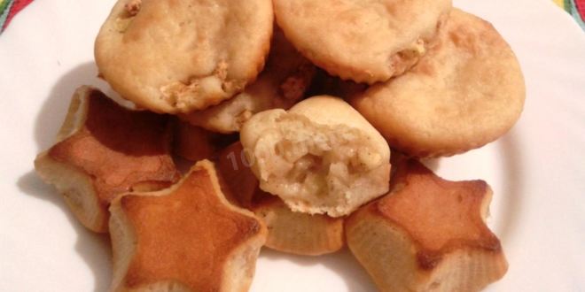 Рецепт Яблочных оладий в духовке