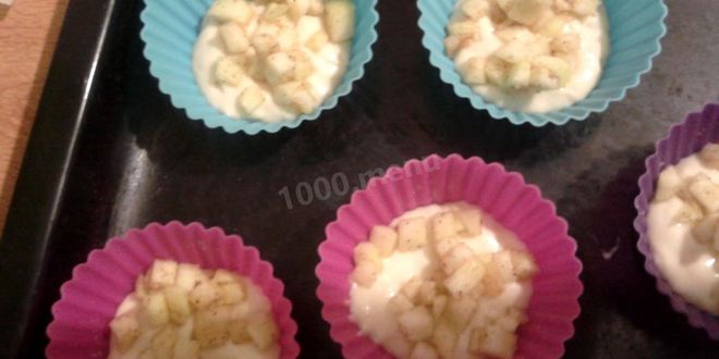 Рецепт яблочных оладий в духовке