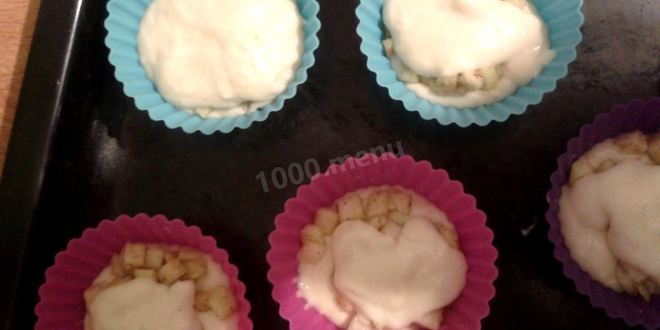 Рецепт яблочных оладий в духовке