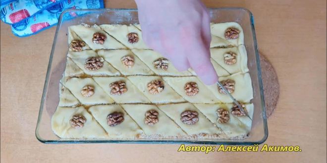 Рецепт пахлавы с сиропом