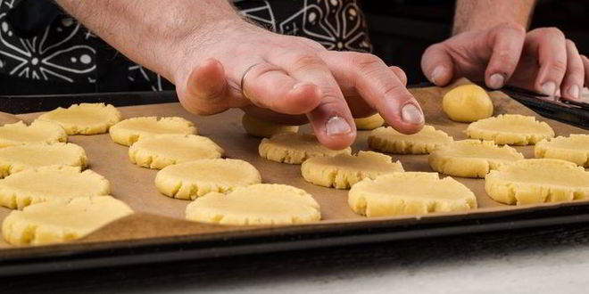 Рецепт арахисового печенья с глазурью
