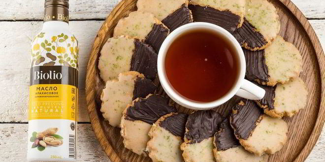 Рецепт арахисового печенья с глазурью