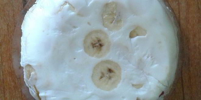 Рецепт фруктово-сметанного желе с печеньем