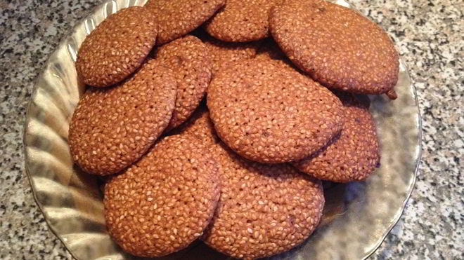Рецепт кунжутного печенья