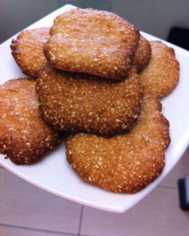 Рецепт кунжутного печенья