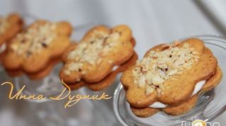 Рецепт Медового печенья с орешками