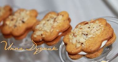 Рецепт Медового печенья с орешками