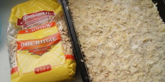 Рецепт овсяно-малинового печенье