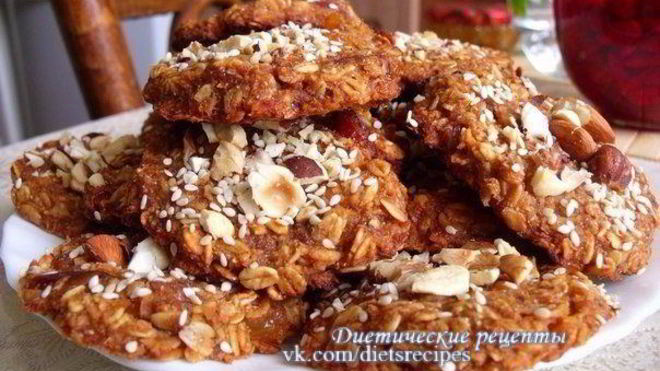 Рецепт овсяного печенья