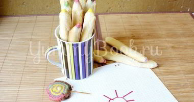 Рецепт Печенья Карандаши