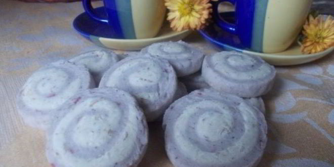 Рецепт печенья малиново-ореховое