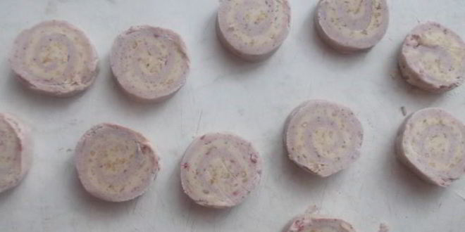 Рецепт печенья малиново-ореховое