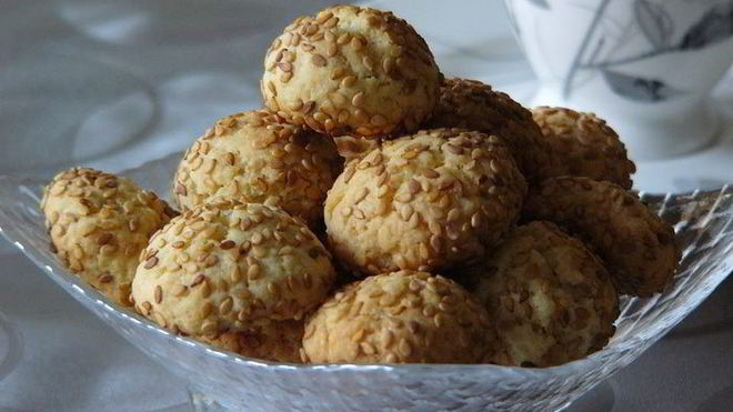 Рецепт печенья с кунжутом