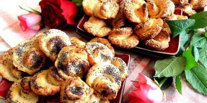 Рецепт печенья творожные розы