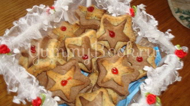 Рецепт песочного печенья звездочки