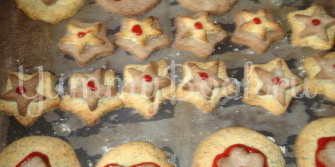 Рецепт песочного печенья звездочки