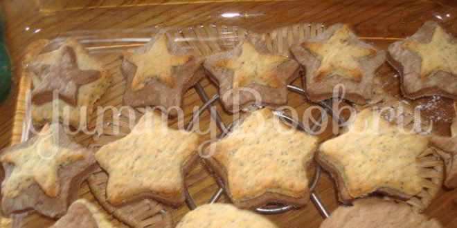 Рецепт песочного печенья звездочки