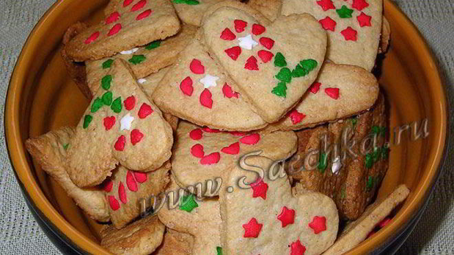 Рецепт песочного печенья