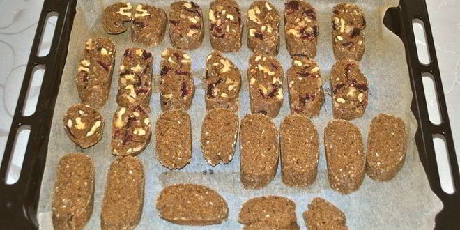 Рецепт постных ржаных бискотти