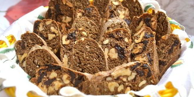 Рецепт постных ржаных бискотти