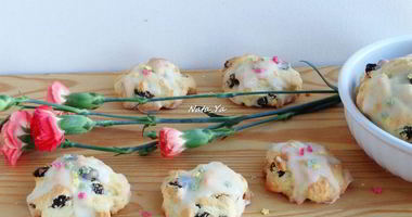 Рецепт Швейцарского печенья Изюмные тучки