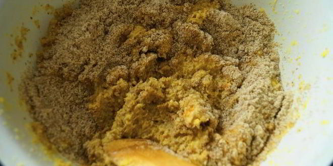 Рецепт апельсинова-миндального пирог без муки