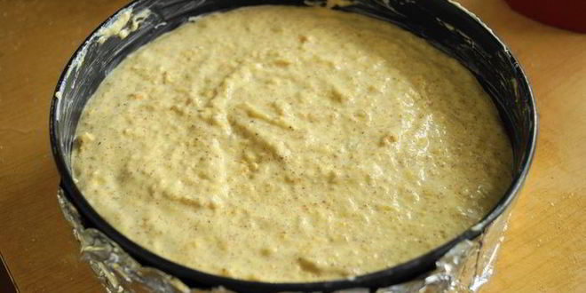 Рецепт апельсинова-миндального пирог без муки