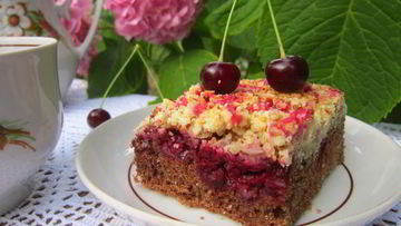 Рецепт Ароматного вишневого пирога